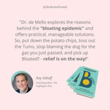 Bloated? How to Reclaim Your Gut Health & Eat Without Pain Paperback By Dr. de Mello