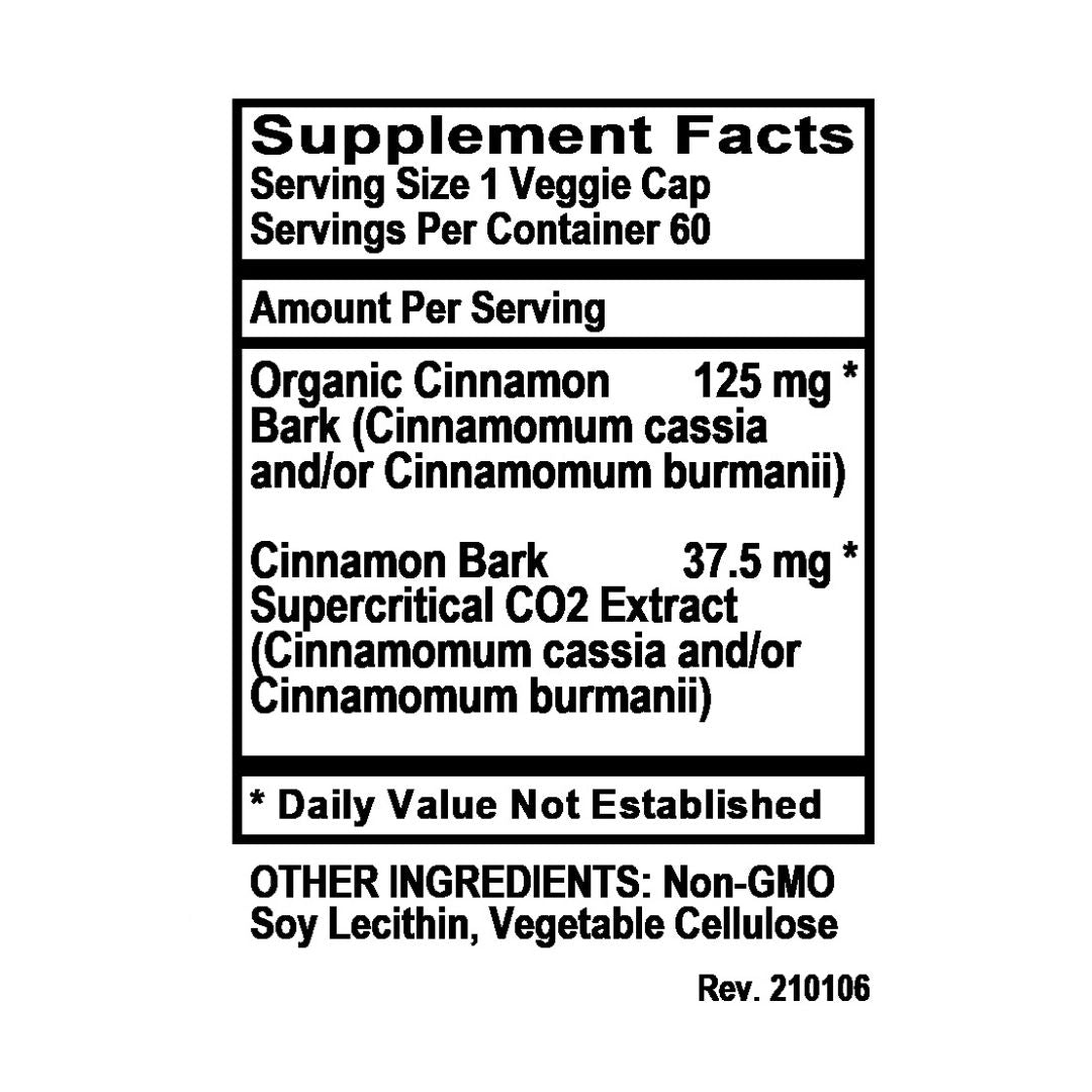 Cinnamon -Veggie Capsules