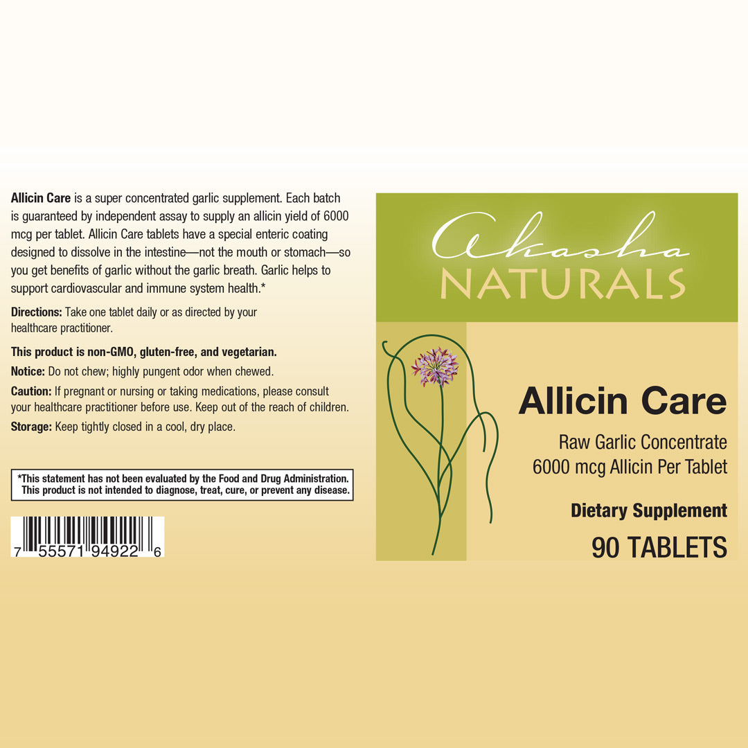 Allicin Care Label