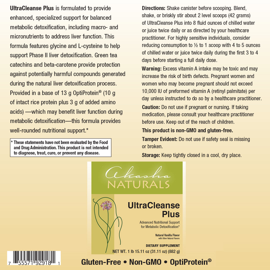 Ultracleanse Plus - Detox Shake - 33 oz