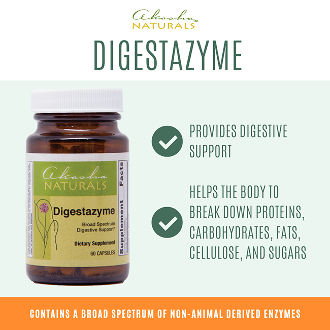 Digestazyme Digestive Support - 60 Tablets – Akasha Naturals